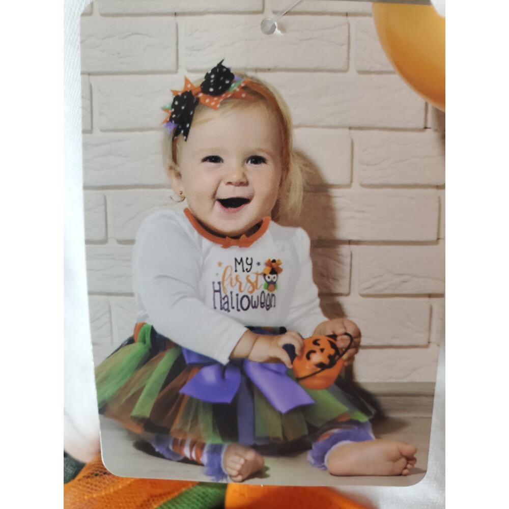 Baby Essentials 6M 4 Piece "My First Halloween" Set, NWT
